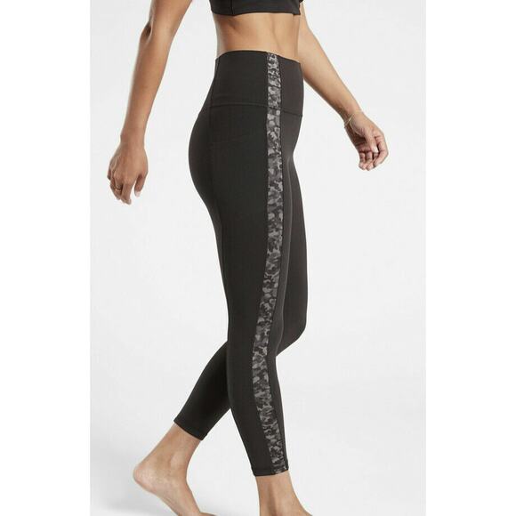 Athleta Salutation Stash Pocket II Serene 7/8 Tight Pants Black Sequoia‎ Size 3X - Picture 2 of 6